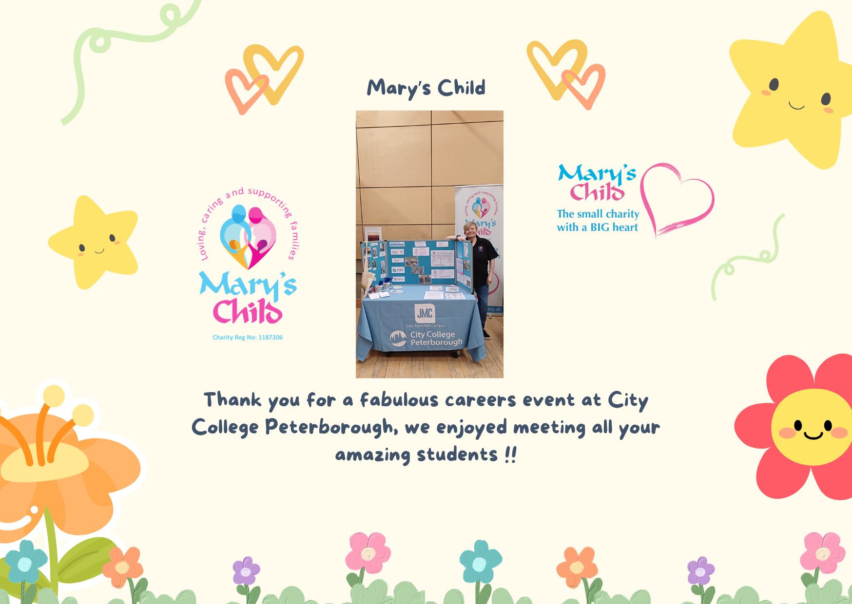 Job Fair thank you for Peterborough College