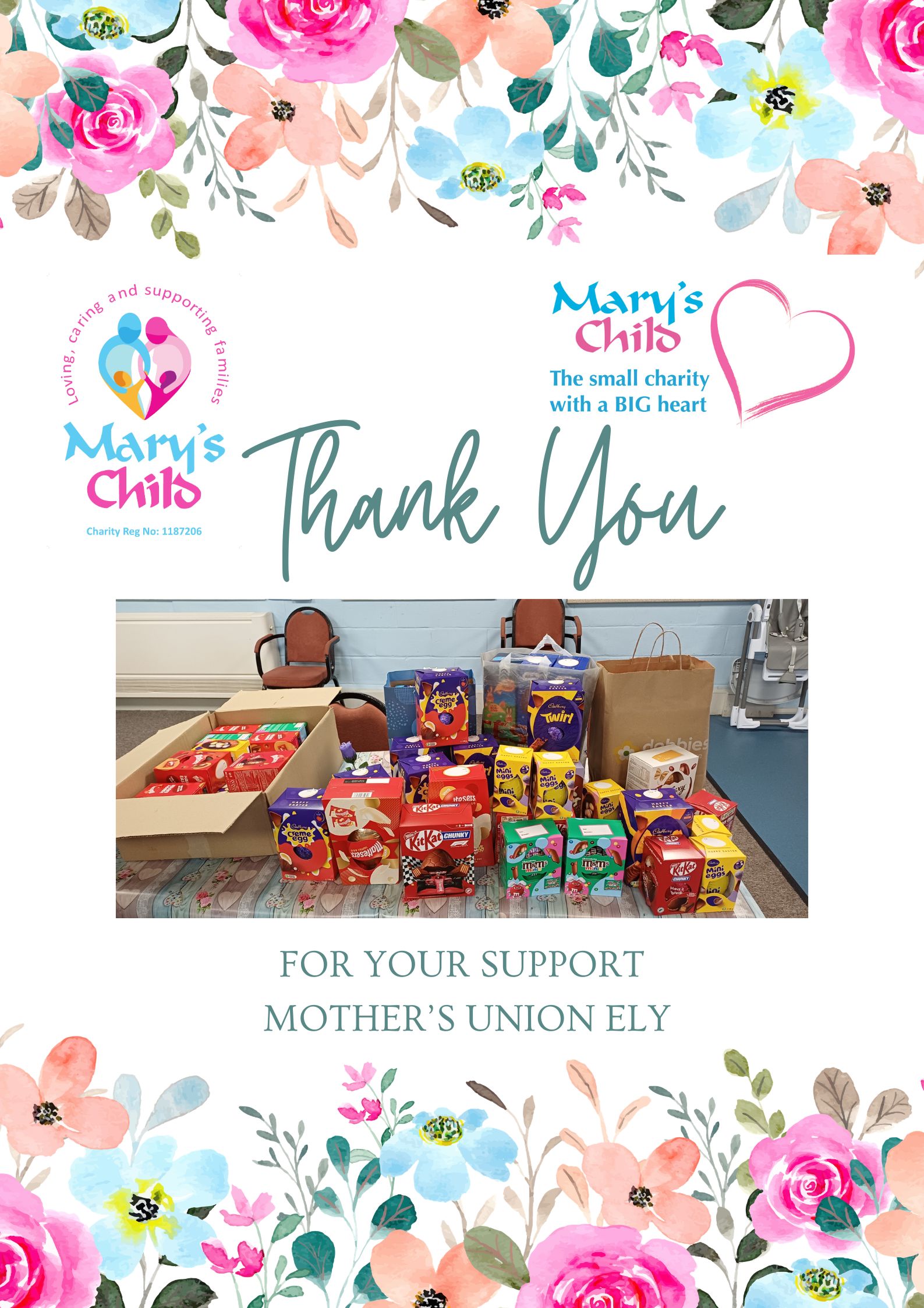 Thank You MU Ely for your donations